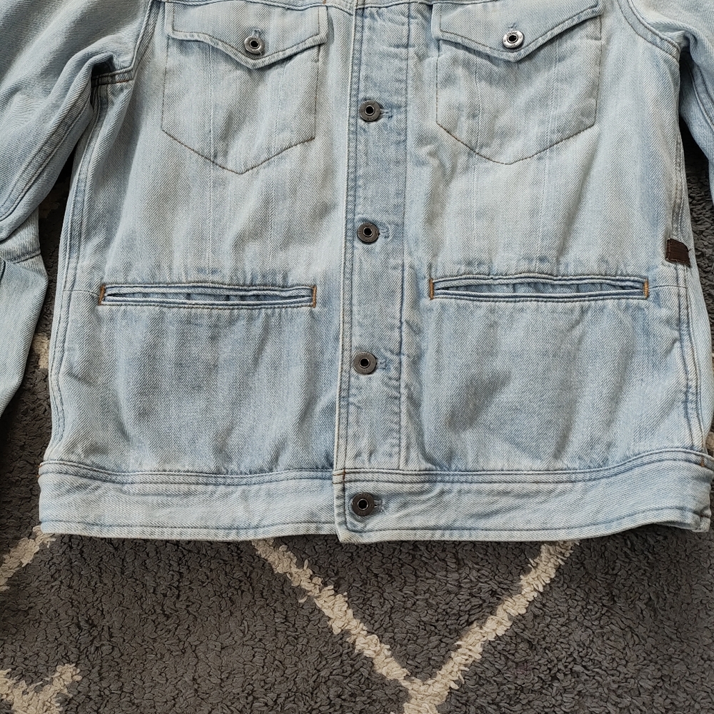 G-Star Raw D-Staq Denim Jacket Size Medium - Picture 7 of 14